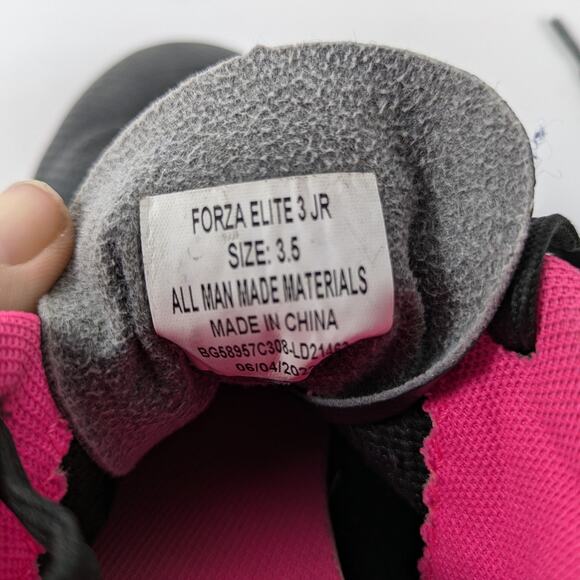 Girls Soccer Cleats Size 3.5 Lotto Forza Elite 3 JR Neon Pink Yellow 80s Bright - Picture 9 of 10